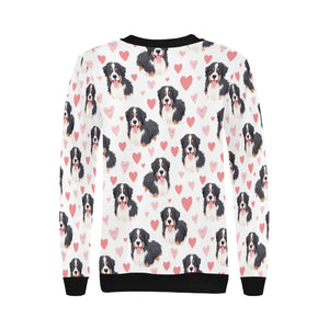 Infinite Bernese Mountain Dog Love Women's Sweatshirt-Apparel-Apparel, Bernese Mountain Dog, Shirt, Sweatshirt-4