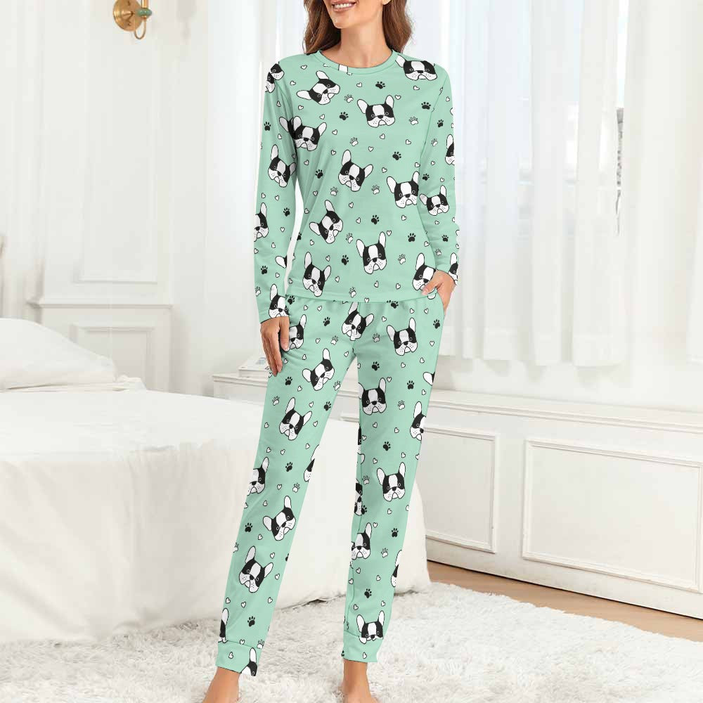 Infinite Boston Terrier Love Women's Soft Pajama Set - 4 Colors-Pajamas-Apparel, Boston Terrier, Pajamas-14