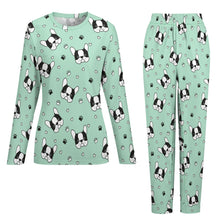 Load image into Gallery viewer, Infinite Boston Terrier Love Women&#39;s Soft Pajama Set - 4 Colors-Pajamas-Apparel, Boston Terrier, Pajamas-16