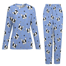 Load image into Gallery viewer, Infinite Boston Terrier Love Women&#39;s Soft Pajama Set - 4 Colors-Pajamas-Apparel, Boston Terrier, Pajamas-22