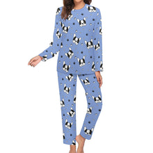 Load image into Gallery viewer, Infinite Boston Terrier Love Women&#39;s Soft Pajama Set - 4 Colors-Pajamas-Apparel, Boston Terrier, Pajamas-24