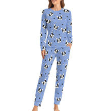 Load image into Gallery viewer, Infinite Boston Terrier Love Women&#39;s Soft Pajama Set - 4 Colors-Pajamas-Apparel, Boston Terrier, Pajamas-25