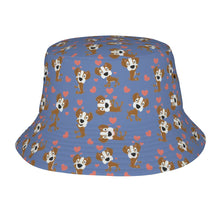 Load image into Gallery viewer, Infinite Boxer Love Bucket Hat-Hats &amp; Caps-Blue-One Size-1