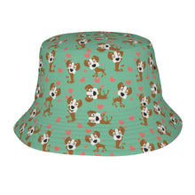 Load image into Gallery viewer, Infinite Boxer Love Bucket Hat-Hats &amp; Caps-Mint green-One Size-33