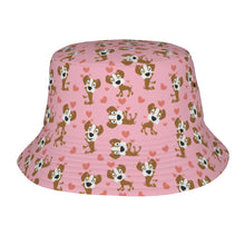 Load image into Gallery viewer, Infinite Boxer Love Bucket Hat-Hats &amp; Caps-Pink-One Size-9