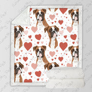 Infinite Boxer Love Soft Warm Fleece Blanket-Blanket-Blankets, Boxer, Home Decor-12