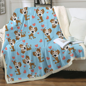 Infinite Boxer Love Soft Warm Fleece Blankets - 4 Colors-Blanket-Blankets, Boxer, Home Decor-12