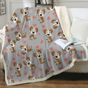 Infinite Boxer Love Soft Warm Fleece Blankets - 4 Colors-Blanket-Blankets, Boxer, Home Decor-14