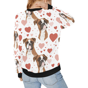Infinite Boxer Love Women's Sweatshirt-Apparel-Apparel, Boxer, Shirt, Sweatshirt-4
