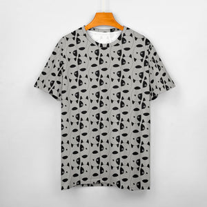 Infinite Bull Terrier Love All Over Print Women's Cotton T-Shirt - 4 Colors-Apparel-Apparel, Bull Terrier, Shirt, T Shirt-9
