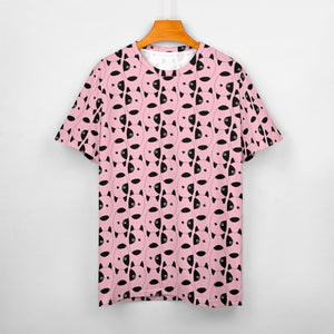 Infinite Bull Terrier Love All Over Print Women's Cotton T-Shirt - 4 Colors-Apparel-Apparel, Bull Terrier, Shirt, T Shirt-6