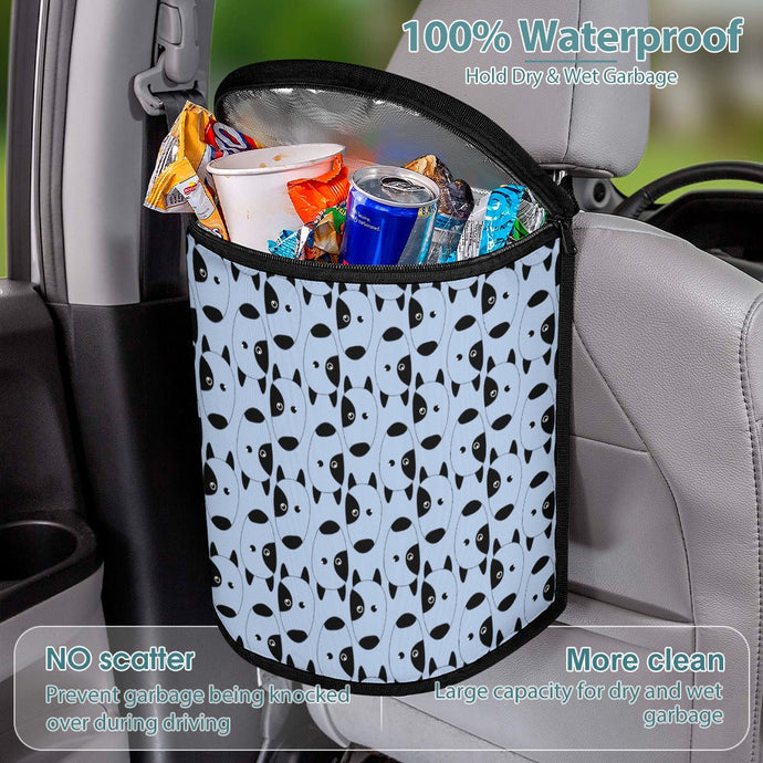Infinite Bull Terrier Love Multipurpose Car Storage Bag - 4 Colors-Car Accessories-Bags, Bull Terrier, Car Accessories-Light Blue-1