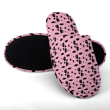 Load image into Gallery viewer, Infinite Bull Terrier Love Women&#39;s Cotton Mop Slippers-Footwear-Accessories, Bull Terrier, Dog Mom Gifts, Slippers-10