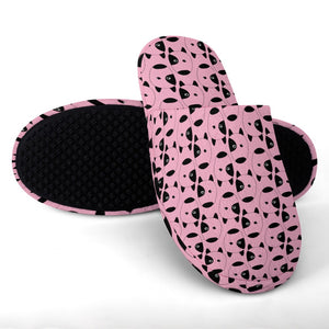 Infinite Bull Terrier Love Women's Cotton Mop Slippers-Footwear-Accessories, Bull Terrier, Dog Mom Gifts, Slippers-10