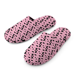 Infinite Bull Terrier Love Women's Cotton Mop Slippers-Footwear-Accessories, Bull Terrier, Dog Mom Gifts, Slippers-5