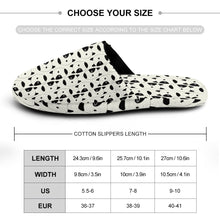 Load image into Gallery viewer, Infinite Bull Terrier Love Women&#39;s Cotton Mop Slippers-Footwear-Accessories, Bull Terrier, Dog Mom Gifts, Slippers-36-37_（5.5-6）-Ivory-1