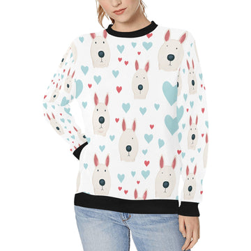 Infinite Bull Terrier Love Womens Sweatshirt 360x
