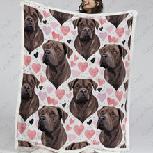 Load image into Gallery viewer, Infinite Cane Corso Love Soft Warm Fleece Blanket-Blanket-Blankets, Cane Corso, Home Decor-13