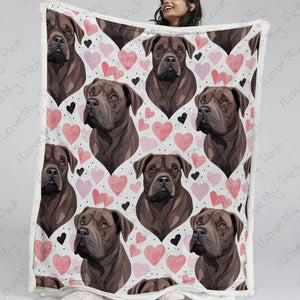 Infinite Cane Corso Love Soft Warm Fleece Blanket-Blanket-Blankets, Cane Corso, Home Decor-13