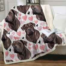 Load image into Gallery viewer, Infinite Cane Corso Love Soft Warm Fleece Blanket-Blanket-Blankets, Cane Corso, Home Decor-14