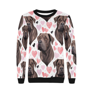 Infinite Cane Corso Love Women's Sweatshirt-Apparel-Apparel, Cane Corso, Shirt, Sweatshirt-3