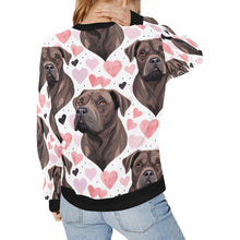 Load image into Gallery viewer, Infinite Cane Corso Love Women&#39;s Sweatshirt-Apparel-Apparel, Cane Corso, Shirt, Sweatshirt-4