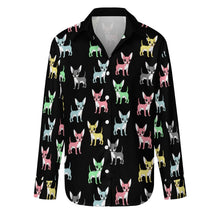 Load image into Gallery viewer, Infinite Chihuahua Love Women&#39;s Shirt-Apparel-Apparel,Chihuahua,Dog Mom Gifts,Shirt-S-Black-18