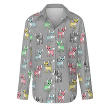 Load image into Gallery viewer, Infinite Chihuahua Love Women&#39;s Shirt-Apparel-Apparel,Chihuahua,Dog Mom Gifts,Shirt-S-DarkGray-14