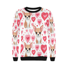 Load image into Gallery viewer, Infinite Chihuahua Love Women&#39;s Sweatshirt-Apparel-Apparel, Chihuahua, Shirt, Sweatshirt-2