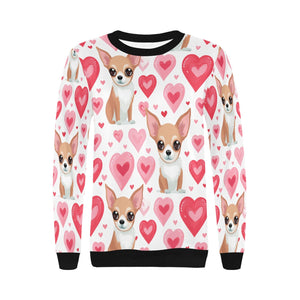 Infinite Chihuahua Love Women's Sweatshirt-Apparel-Apparel, Chihuahua, Shirt, Sweatshirt-2