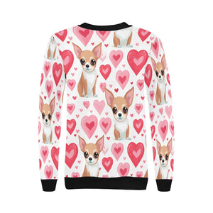 Infinite Chihuahua Love Women's Sweatshirt-Apparel-Apparel, Chihuahua, Shirt, Sweatshirt-3
