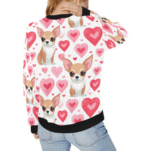 Load image into Gallery viewer, Infinite Chihuahua Love Women&#39;s Sweatshirt-Apparel-Apparel, Chihuahua, Shirt, Sweatshirt-4