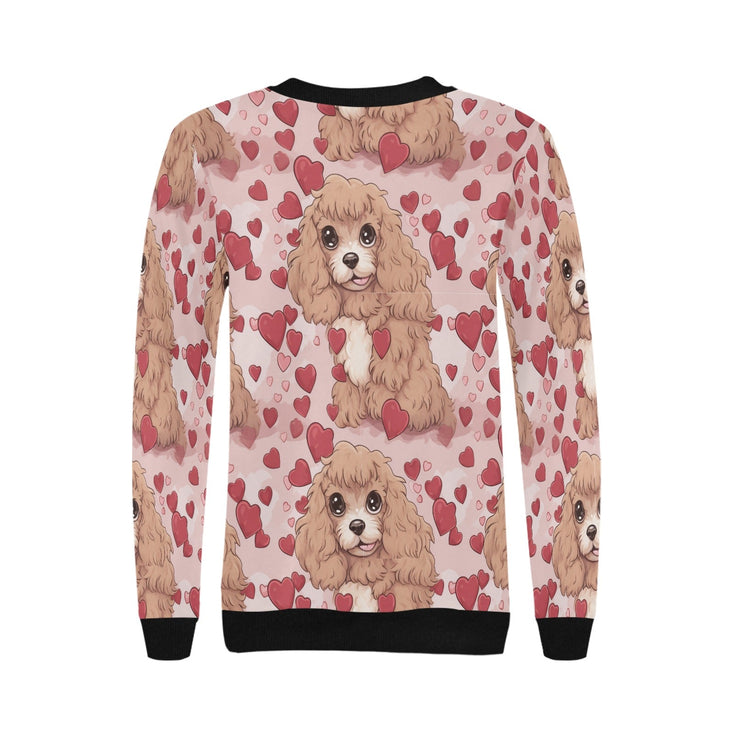 Infinite Cockapoo Love Women's Sweatshirt-Apparel-Apparel, Cockapoo, Doodle, Shirt, Sweatshirt-4
