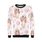 Infinite Cocker Spaniel Love Women's Sweatshirt-Apparel-Apparel, Cocker Spaniel, Shirt, Sweatshirt-2