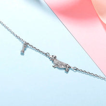 Load image into Gallery viewer, Infinite Dachshund Love Silver Anklet Foot Jewelry-Dog Themed Jewellery-Dachshund, Jewellery-9