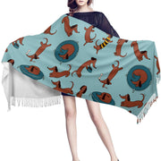 Infinite Dachshund Love Warm Winter ShawlAccessories