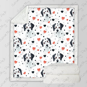 Infinite Dalmatian Love Soft Warm Fleece Blanket-Blanket-Blankets, Dalmatian, Home Decor-12