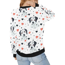 Load image into Gallery viewer, My Dalmatian My Love Women&#39;s Sweatshirt-Apparel-Apparel, Dalmatian, Sweatshirt-2