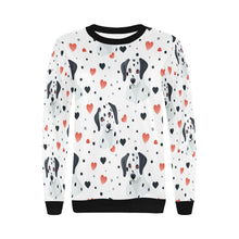 Load image into Gallery viewer, My Dalmatian My Love Women&#39;s Sweatshirt-Apparel-Apparel, Dalmatian, Sweatshirt-3