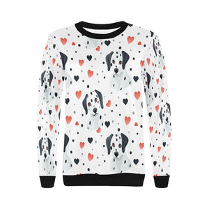 My Dalmatian My Love Women's Sweatshirt-Apparel-Apparel, Dalmatian, Sweatshirt-3