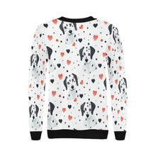 Load image into Gallery viewer, My Dalmatian My Love Women&#39;s Sweatshirt-Apparel-Apparel, Dalmatian, Sweatshirt-4