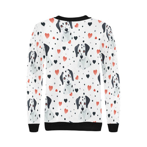 My Dalmatian My Love Women's Sweatshirt-Apparel-Apparel, Dalmatian, Sweatshirt-4