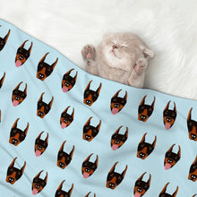 Load image into Gallery viewer, Infinite Doberman Love Blanket for Dog-Pet Furniture-20