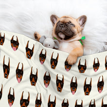 Load image into Gallery viewer, Infinite Doberman Love Blanket for Dog-Pet Furniture-9
