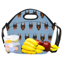 Load image into Gallery viewer, Infinite Doberman Love Neoprene Lunch Bag-Accessories-Accessories,Bags,Doberman,Lunch Bags-11