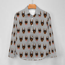 Load image into Gallery viewer, Infinite Doberman Love Women&#39;s Shirt-25