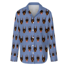 Load image into Gallery viewer, Infinite Doberman Love Women&#39;s Shirt-S-CornflowerBlue-5