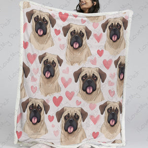 Infinite English Mastiff Love Soft Warm Fleece Blanket-Blanket-Blankets, English Mastiff, Home Decor-13
