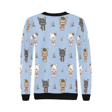 Load image into Gallery viewer, Infinite French Bulldog Love Women&#39;s Sweatshirt-Apparel-Apparel, French Bulldog, Sweatshirt-10
