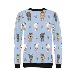 Infinite French Bulldog Love Women's Sweatshirt-Apparel-Apparel, French Bulldog, Sweatshirt-10